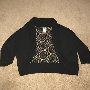 No boundaries short sleeve sweater cover up